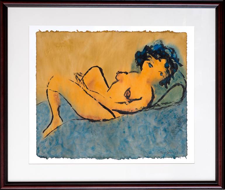 Original Nude Painting by Marcel Garbi