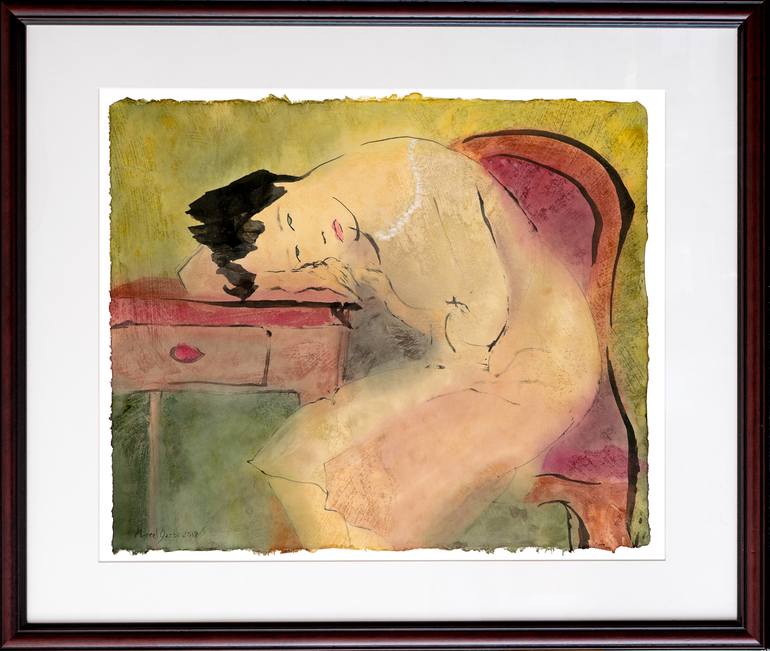 Original Women Painting by Marcel Garbi