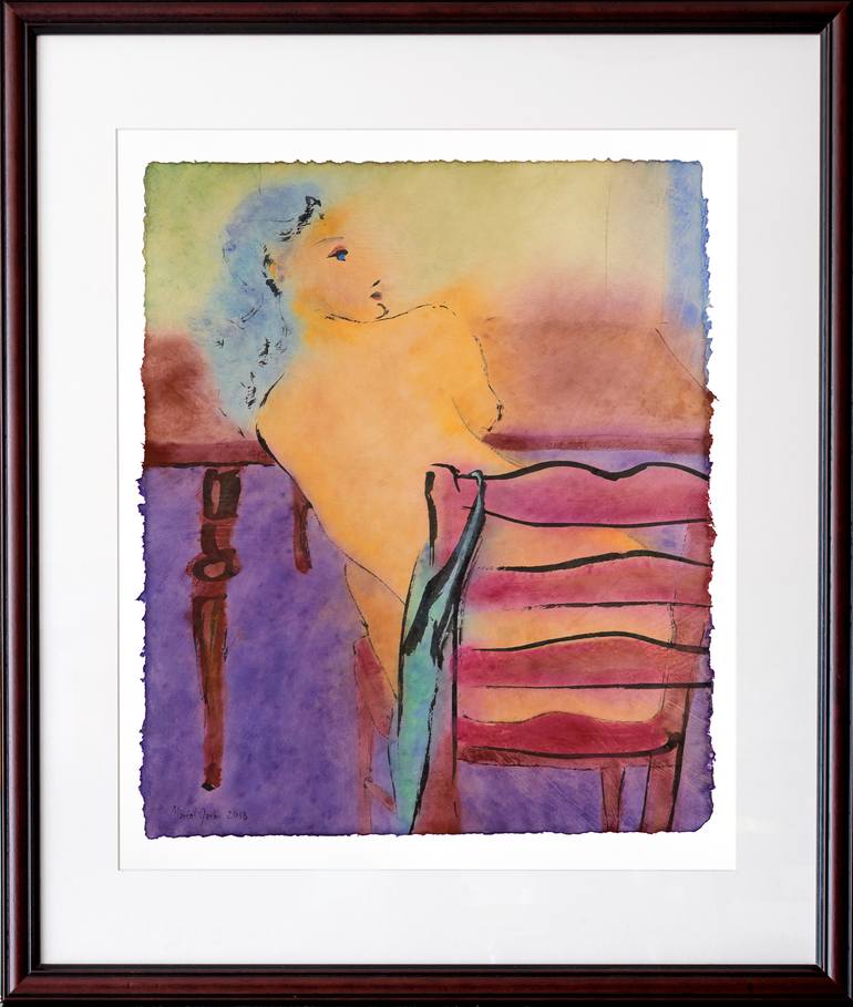 Original Nude Painting by Marcel Garbi