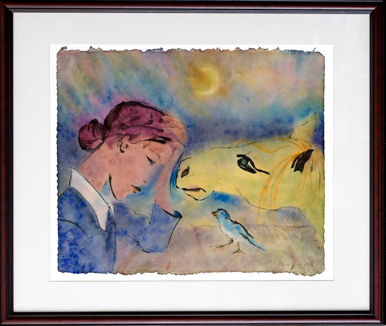 Original Animal Painting by Marcel Garbi