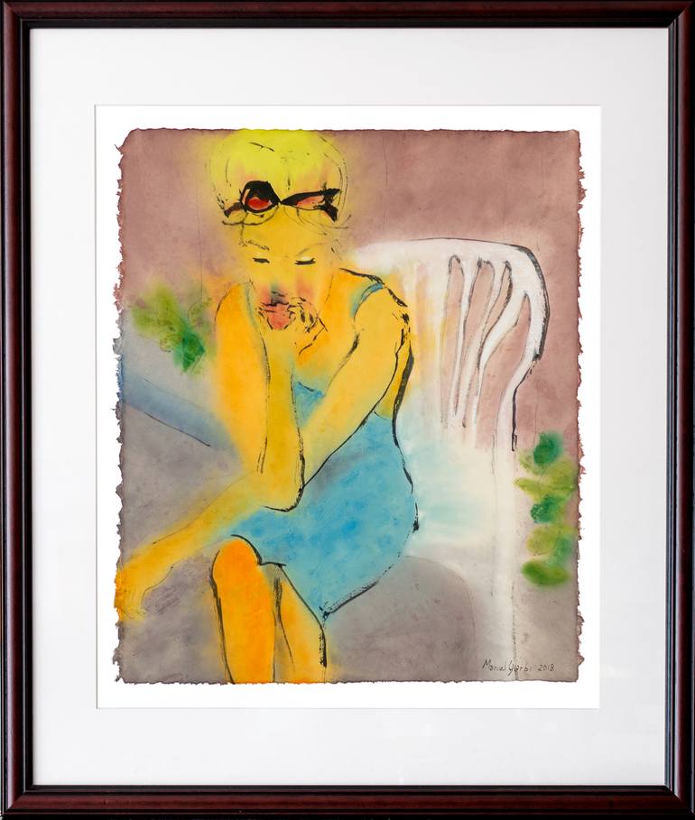 Original Women Painting by Marcel Garbi