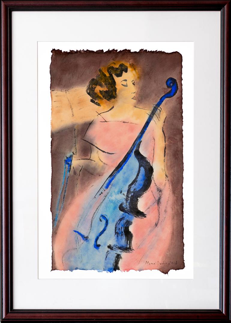 Original Expressionism Performing Arts Painting by Marcel Garbi