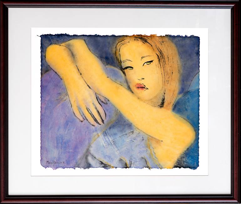 Original Women Painting by Marcel Garbi