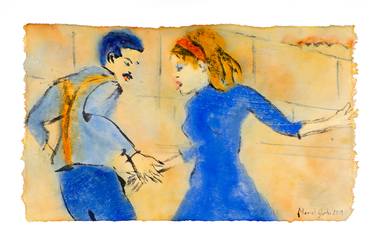 Original Performing Arts Drawings by Marcel Garbi