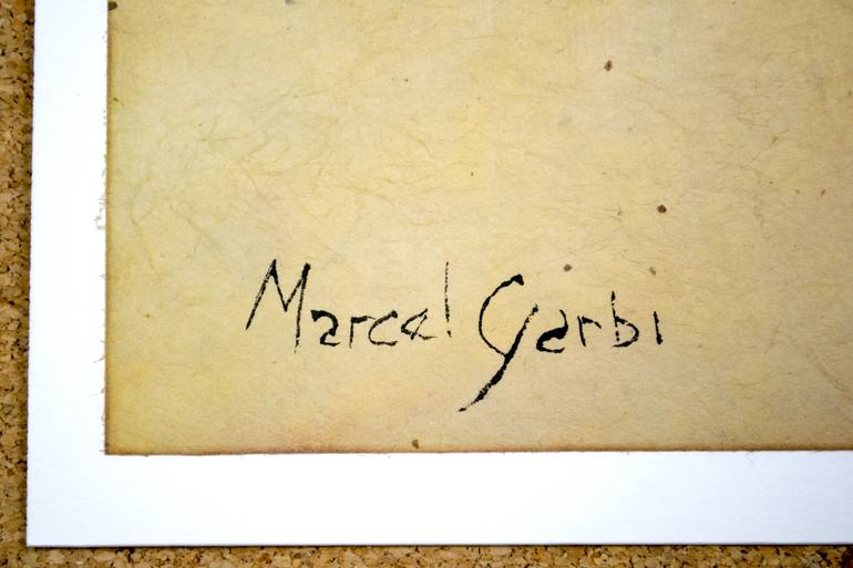 Original Expressionism Religion Painting by Marcel Garbi