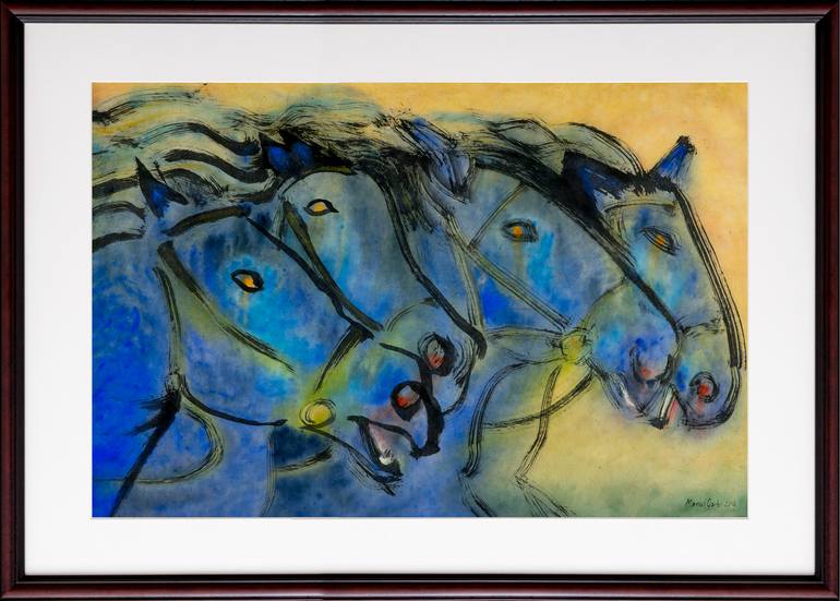 Original Animal Painting by Marcel Garbi