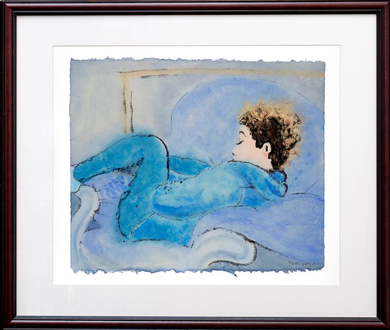 Original Expressionism Family Drawing by Marcel Garbi