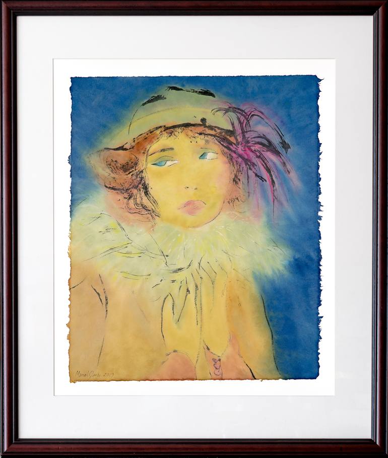 Original Women Painting by Marcel Garbi