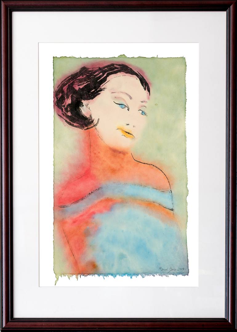 Original Women Painting by Marcel Garbi