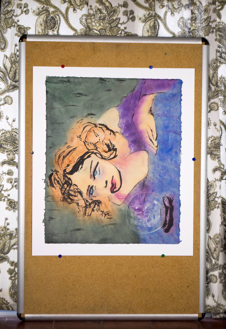 Original Expressionism Fantasy Painting by Marcel Garbi