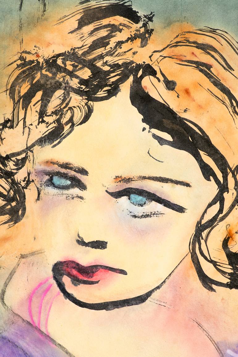 Original Expressionism Fantasy Painting by Marcel Garbi