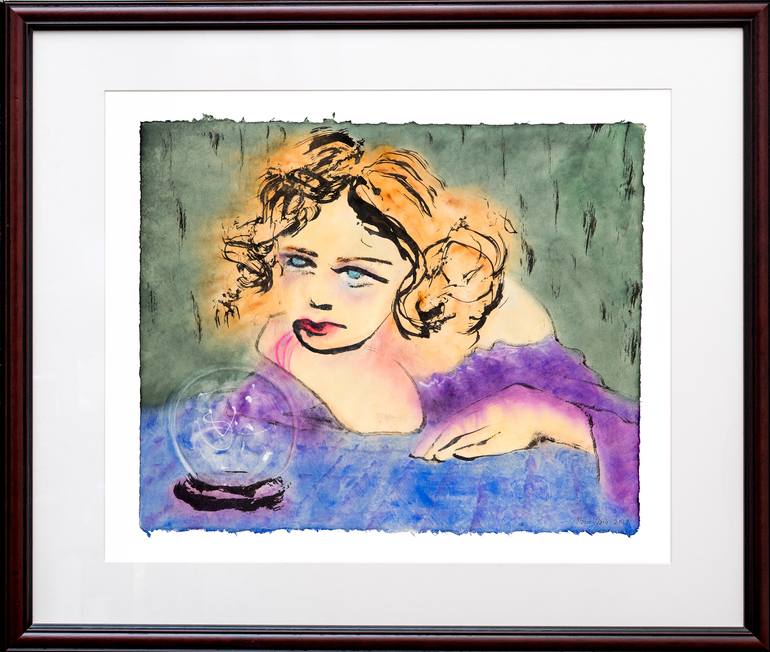 Original Expressionism Fantasy Painting by Marcel Garbi