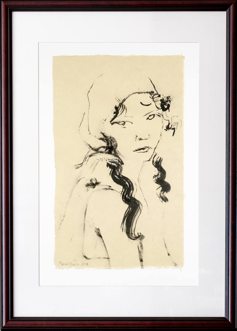 Original Performing Arts Drawing by Marcel Garbi