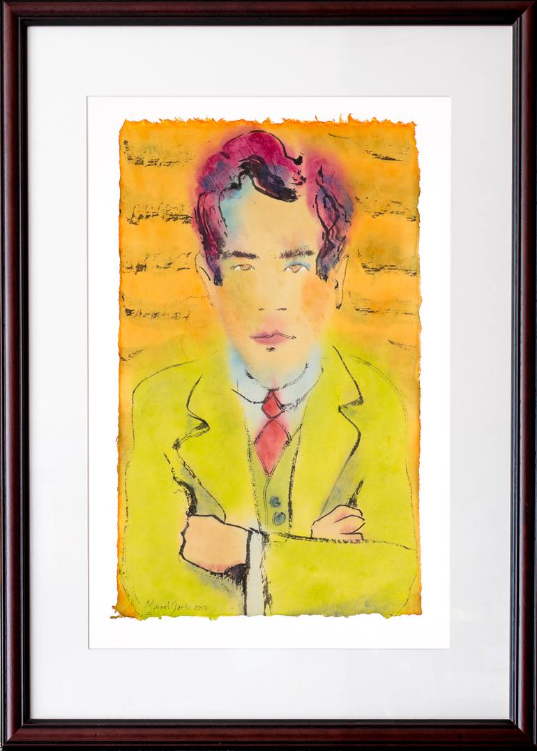 Original Men Painting by Marcel Garbi