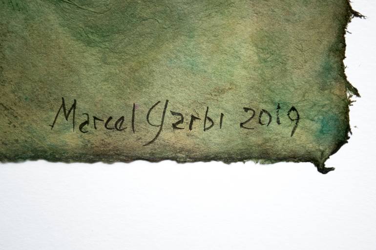 Original Expressionism People Painting by Marcel Garbi