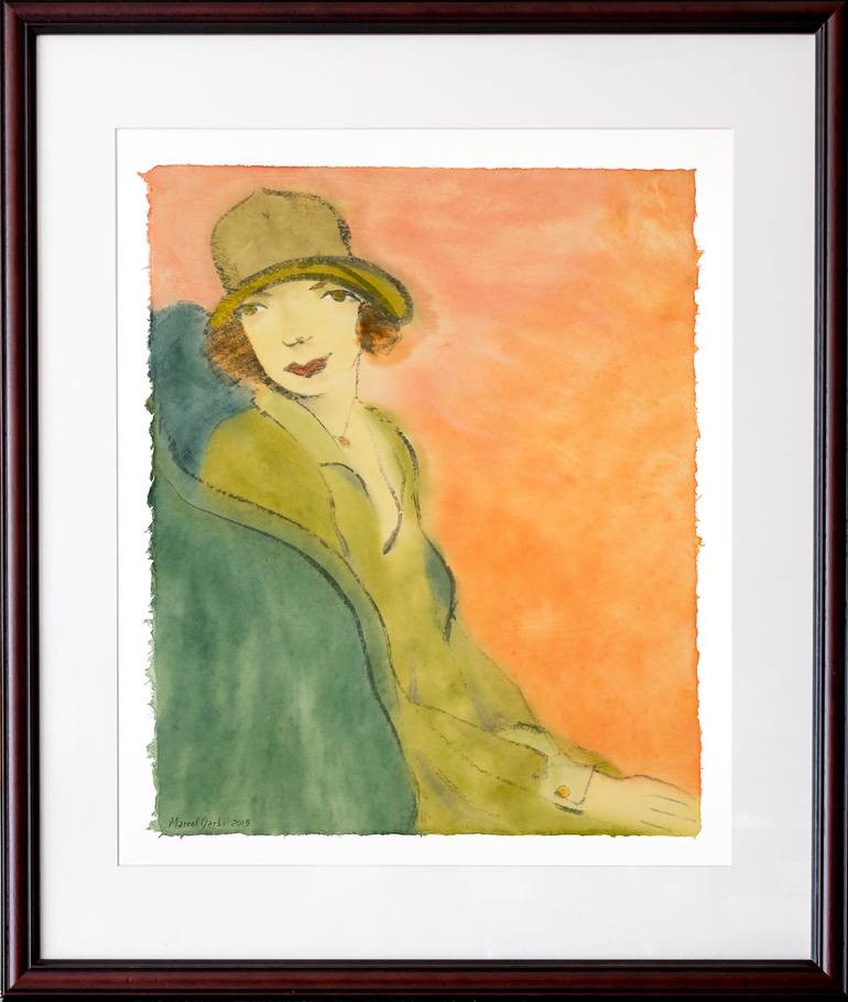 Original Women Painting by Marcel Garbi