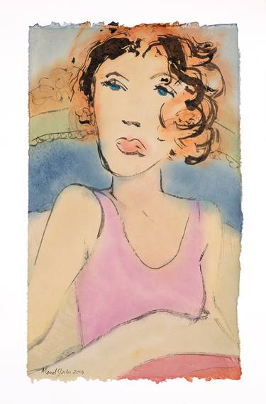 Original Women Paintings by Marcel Garbi