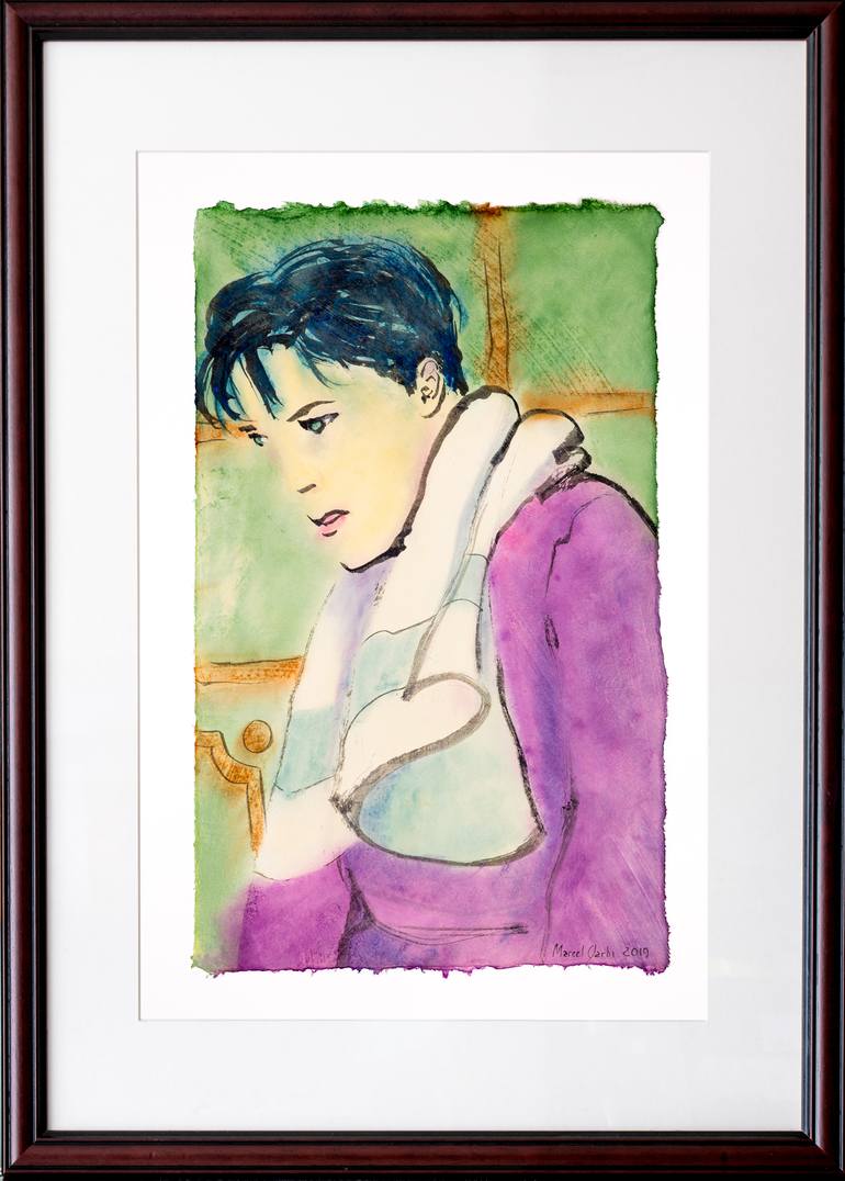 Original Men Painting by Marcel Garbi