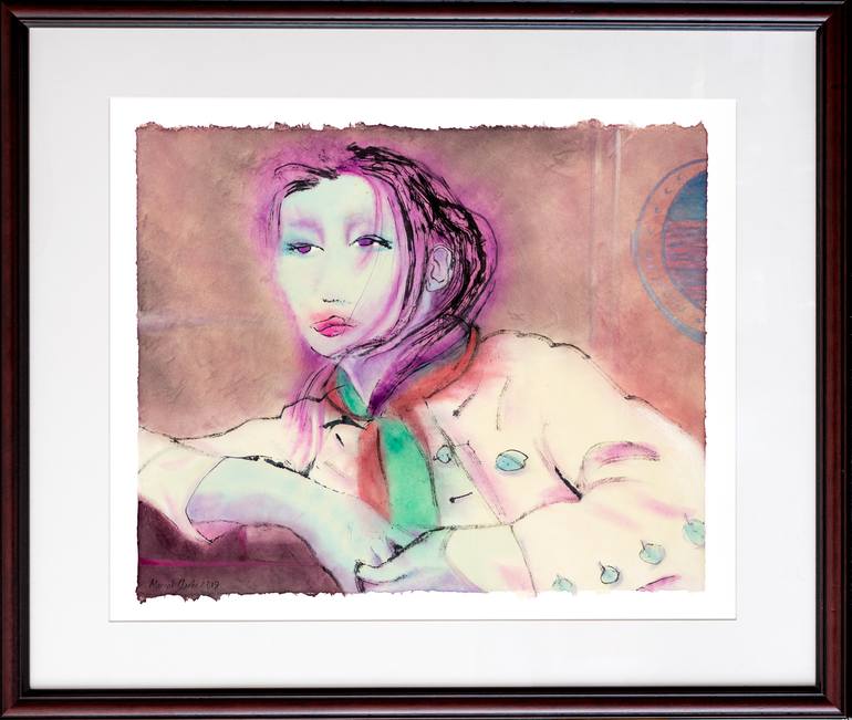 Original Women Painting by Marcel Garbi