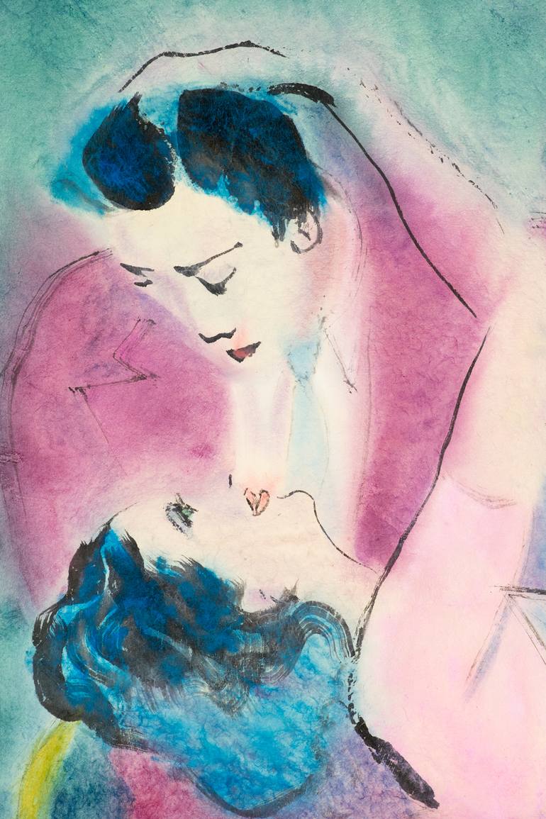 Original Love Painting by Marcel Garbi