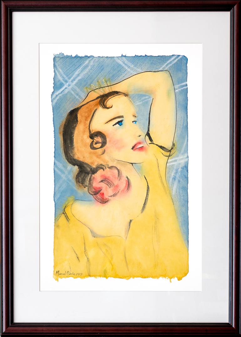 Original Expressionism Health & Beauty Painting by Marcel Garbi