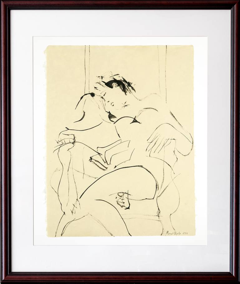 Original Expressionism Culture Drawing by Marcel Garbi