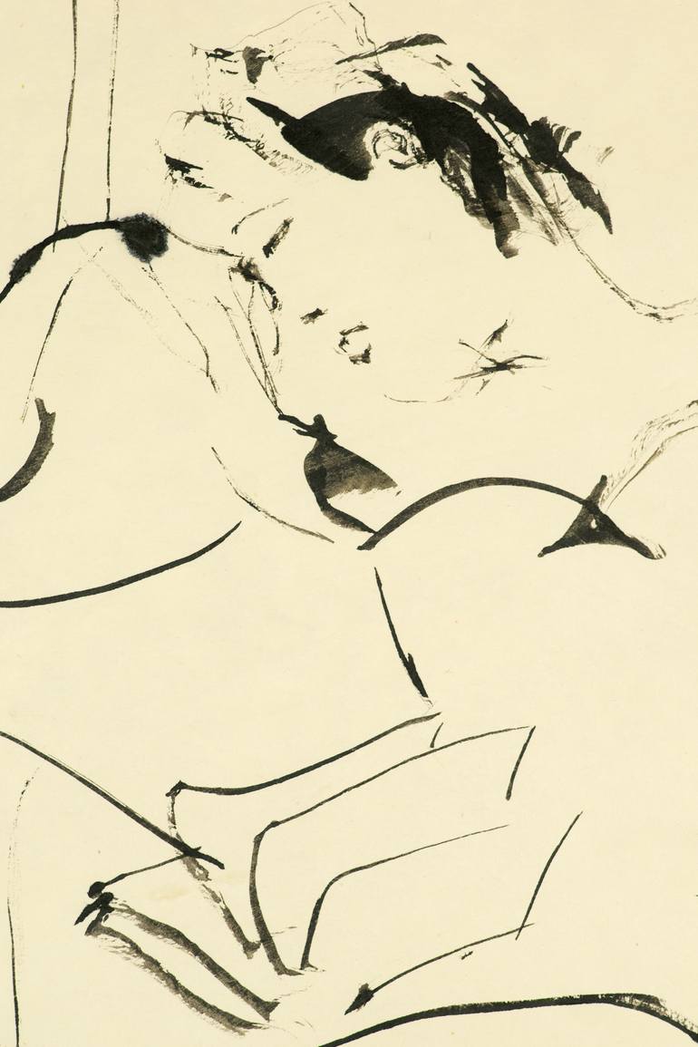 Original Expressionism Culture Drawing by Marcel Garbi