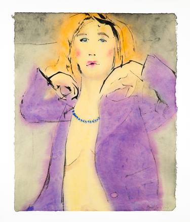 Original Expressionism Fashion Paintings by Marcel Garbi