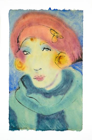 Original Women Paintings by Marcel Garbi