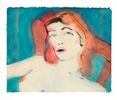 Original Expressionism Nude Paintings by Marcel Garbi
