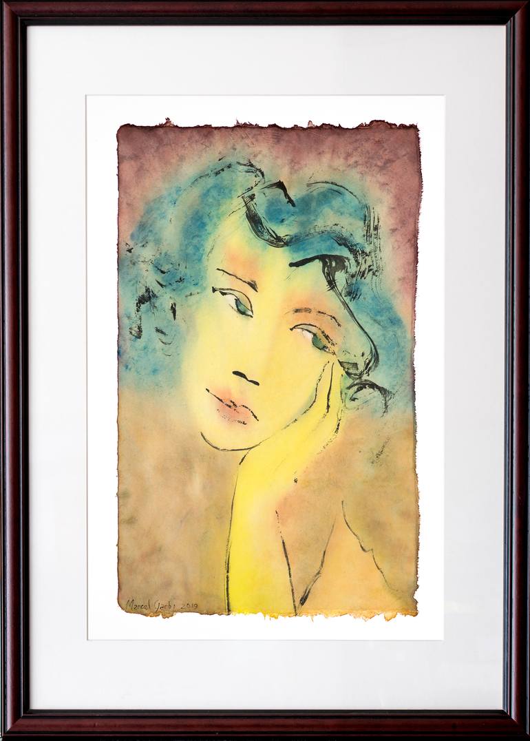 Original Minimalism Religion Painting by Marcel Garbi