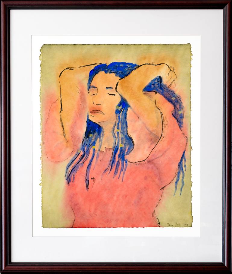 Original Women Painting by Marcel Garbi