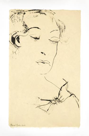 Original Portrait Drawings by Marcel Garbi