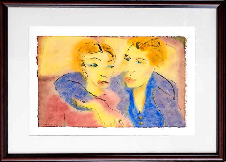 Original Love Painting by Marcel Garbi