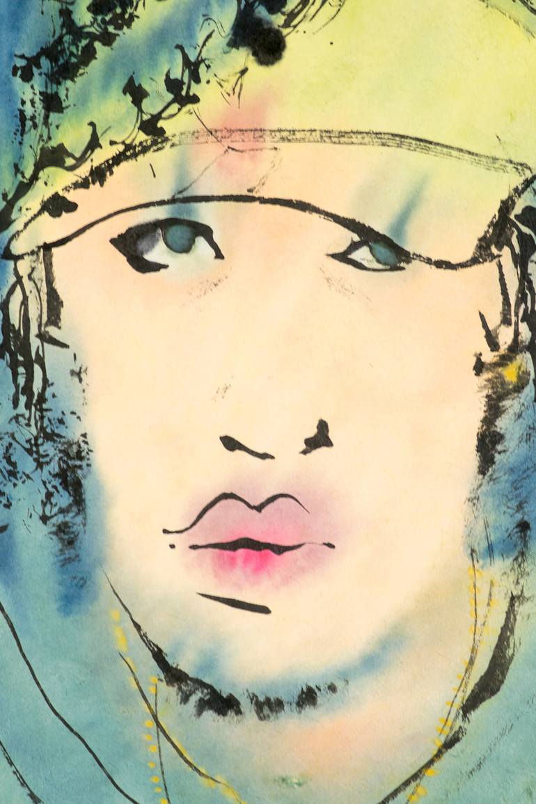 Original Minimalism Fashion Painting by Marcel Garbi