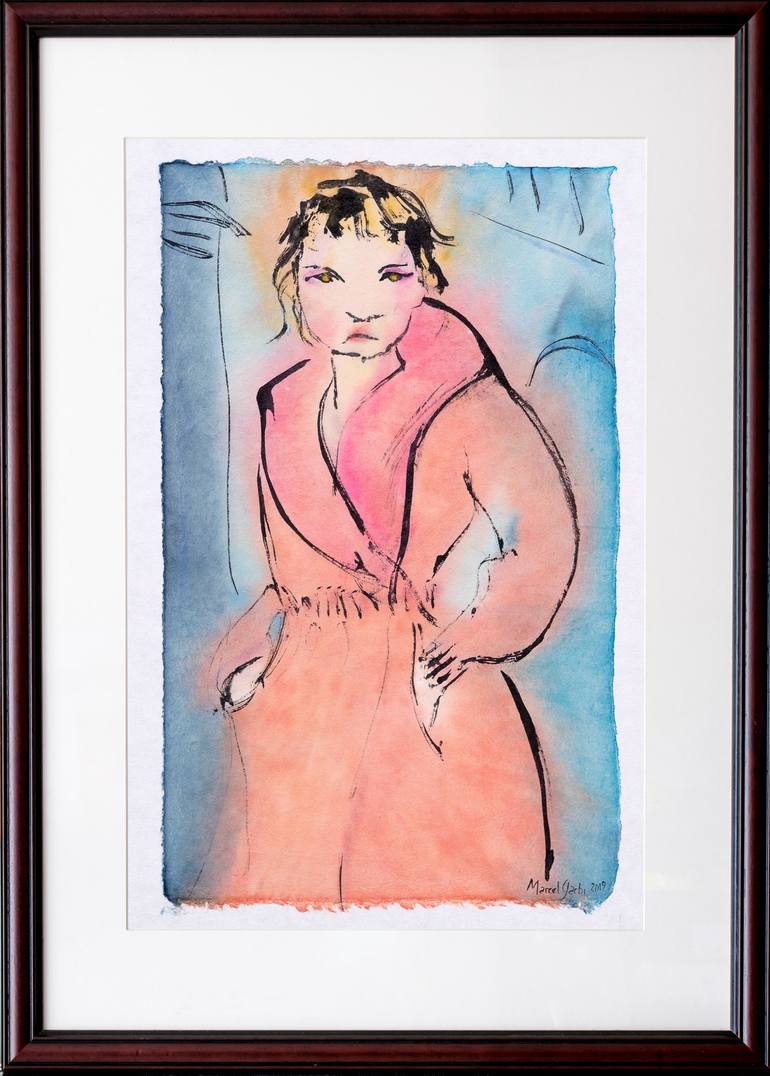 Original Women Painting by Marcel Garbi