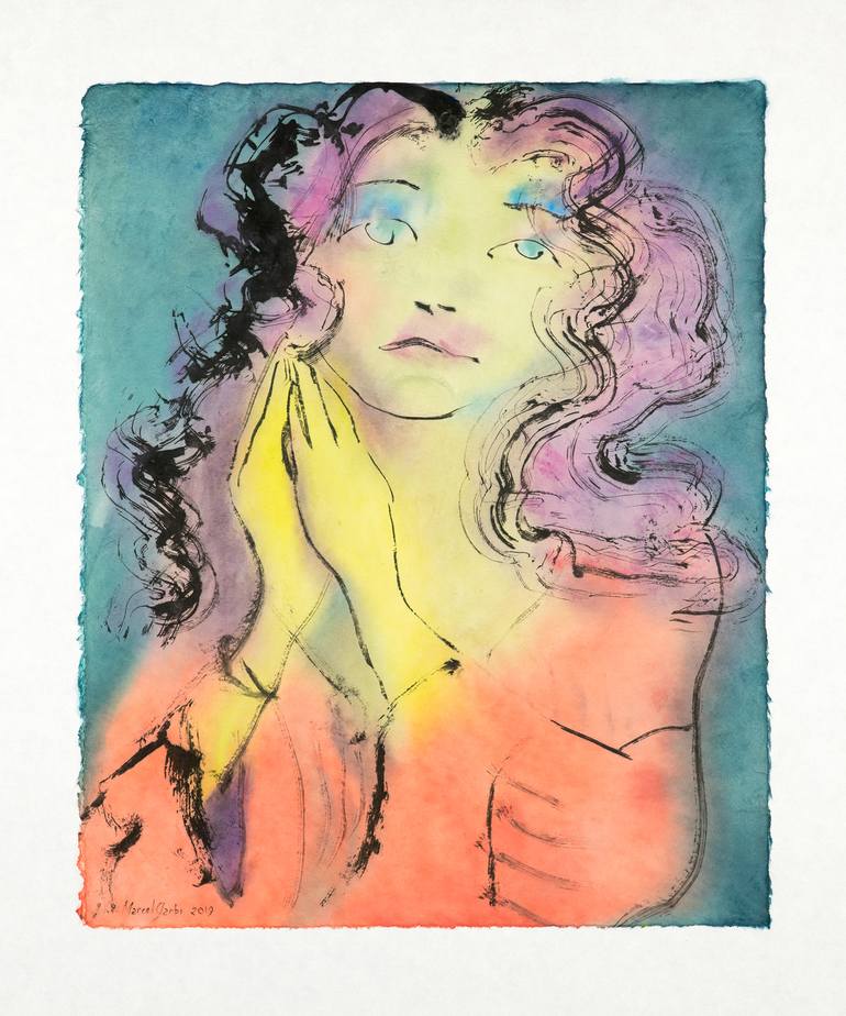 Original Minimalism Religion Paintings by Marcel Garbi