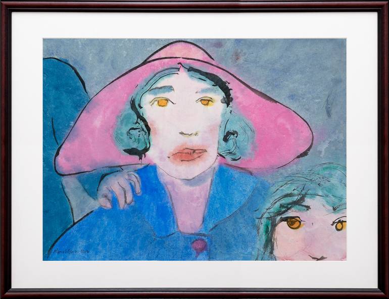 Original Minimalism Family Painting by Marcel Garbi