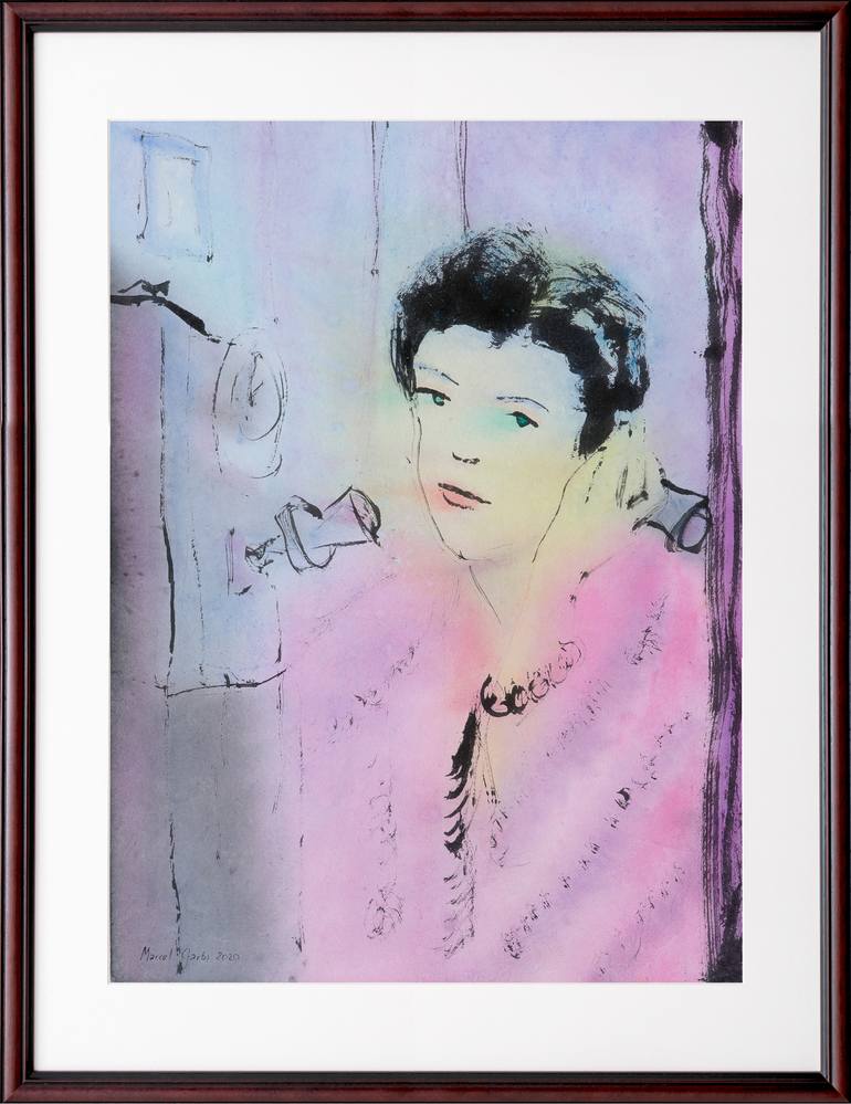 Original Women Painting by Marcel Garbi