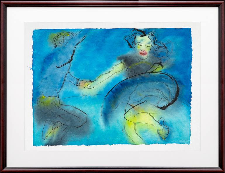 Original Minimalism Performing Arts Painting by Marcel Garbi