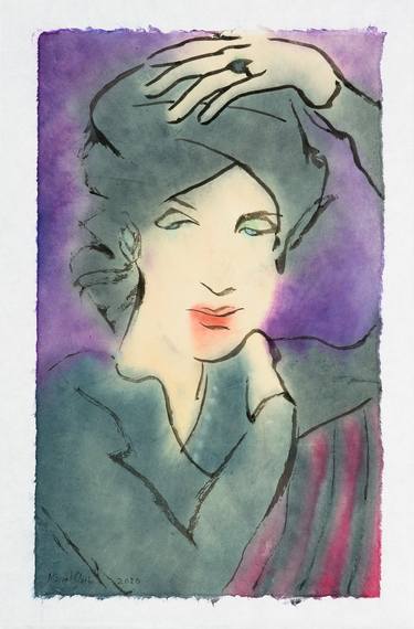 Original Women Paintings by Marcel Garbi