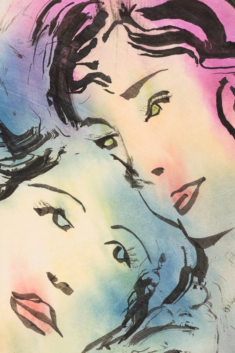 Original Expressionism Health & Beauty Painting by Marcel Garbi