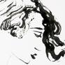 Ink on Dan Xuan -Chinese traditional paper- 45cm x 60cm approx. wet mounted onto Kozo paper