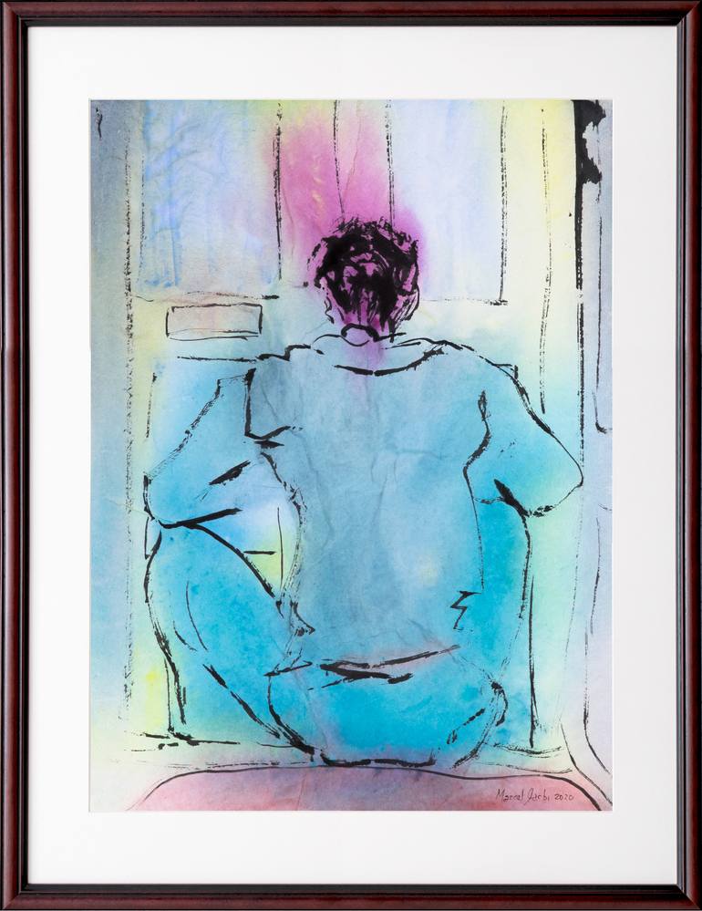 Original Men Painting by Marcel Garbi