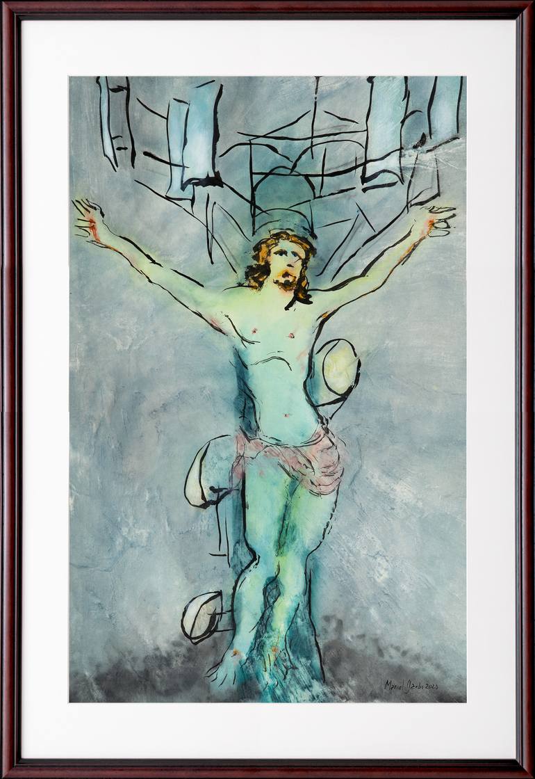Original Technology Painting by Marcel Garbi