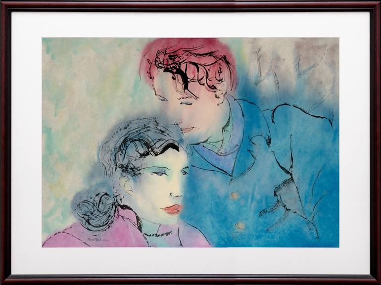 Original Love Painting by Marcel Garbi