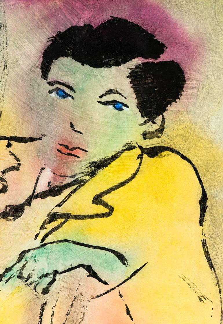 Original Minimalism Men Painting by Marcel Garbi