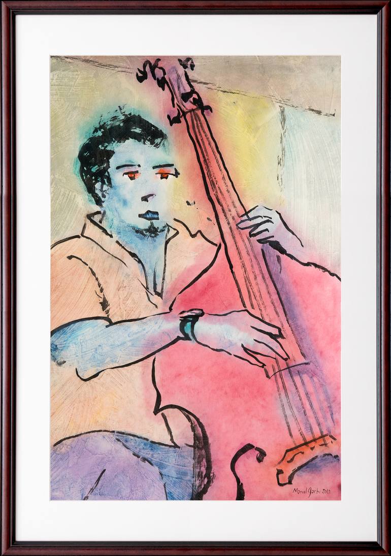 Original Minimalism Music Painting by Marcel Garbi