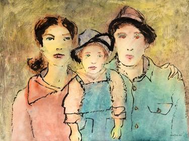 Original Family Paintings by Marcel Garbi