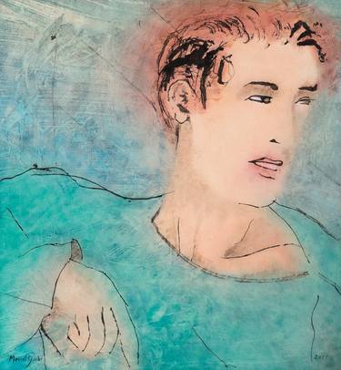 Original Men Paintings by Marcel Garbi